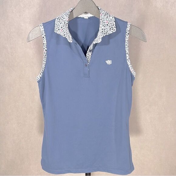 Fairway & Greene Lia Sleeveless Golf Polo - Picture 1 of 5